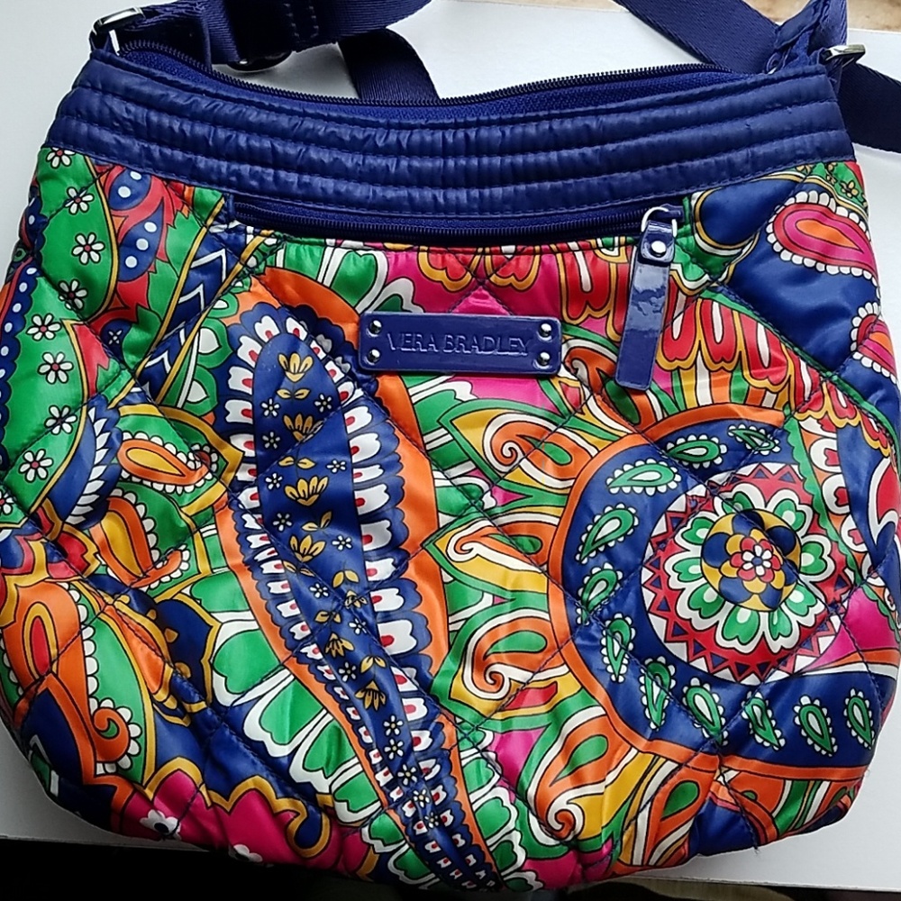 Vera Bradley Puffy Crossbody - Venetian Paisley💙
